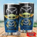 Mazda Baby Yoda Tumbler Custom Name Mazda Baby Yoda Tumbler Custom Name