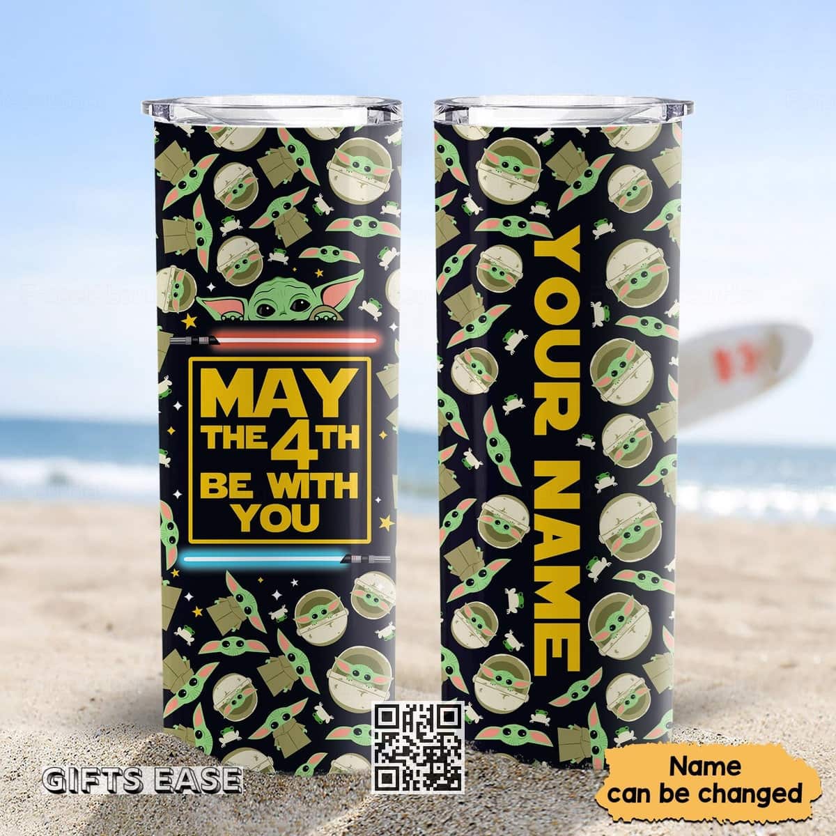 Baby Yoda Tumbler May The 4th Be With You Custom Name Baby Yoda Tumbler May The 4th Be With You Custom Name