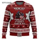The Breakfast Club Ugly Christmas Sweater We're All Pretty Bizarre