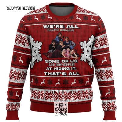 The Breakfast Club Ugly Christmas Sweater We're All Pretty Bizarre