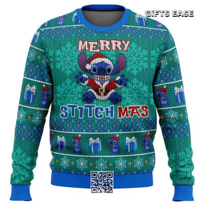 Cool Stitch Ugly Christmas Sweater Merry Stitchmas Cool Stitch Ugly Christmas Sweater Merry Stitchmas