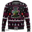 Black Mad Hatter Alice In Wonderland Ugly Christmas Sweater