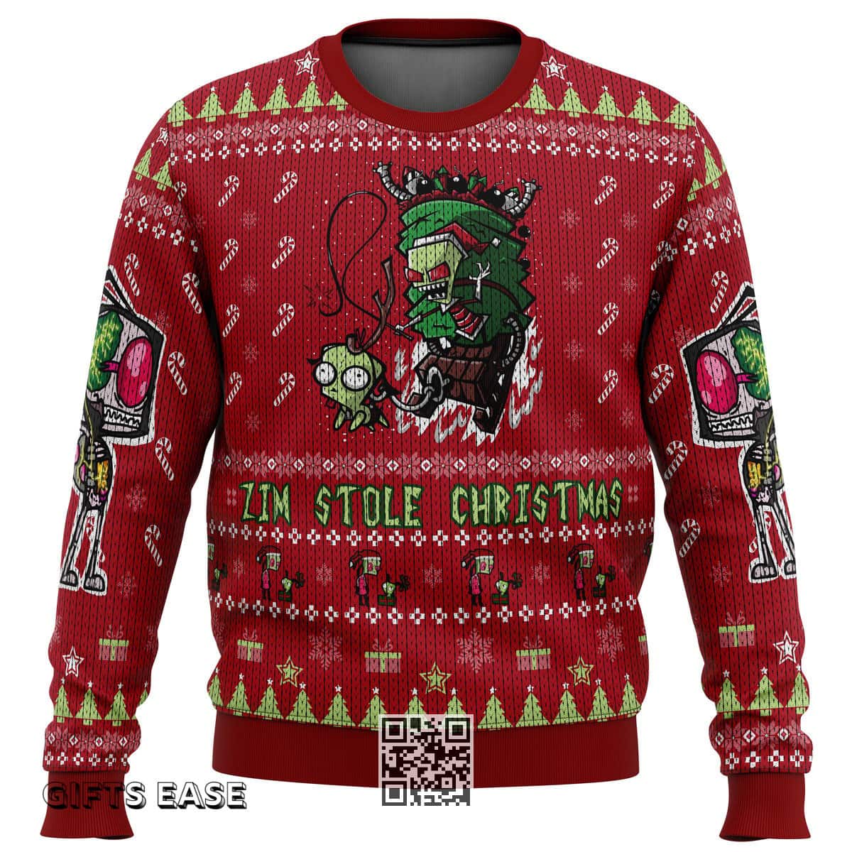 Nickelodeon Invader Ugly Christmas Sweater Zim Stole Christmas Nickelodeon Invader Ugly Christmas Sweater Zim Stole Christmas