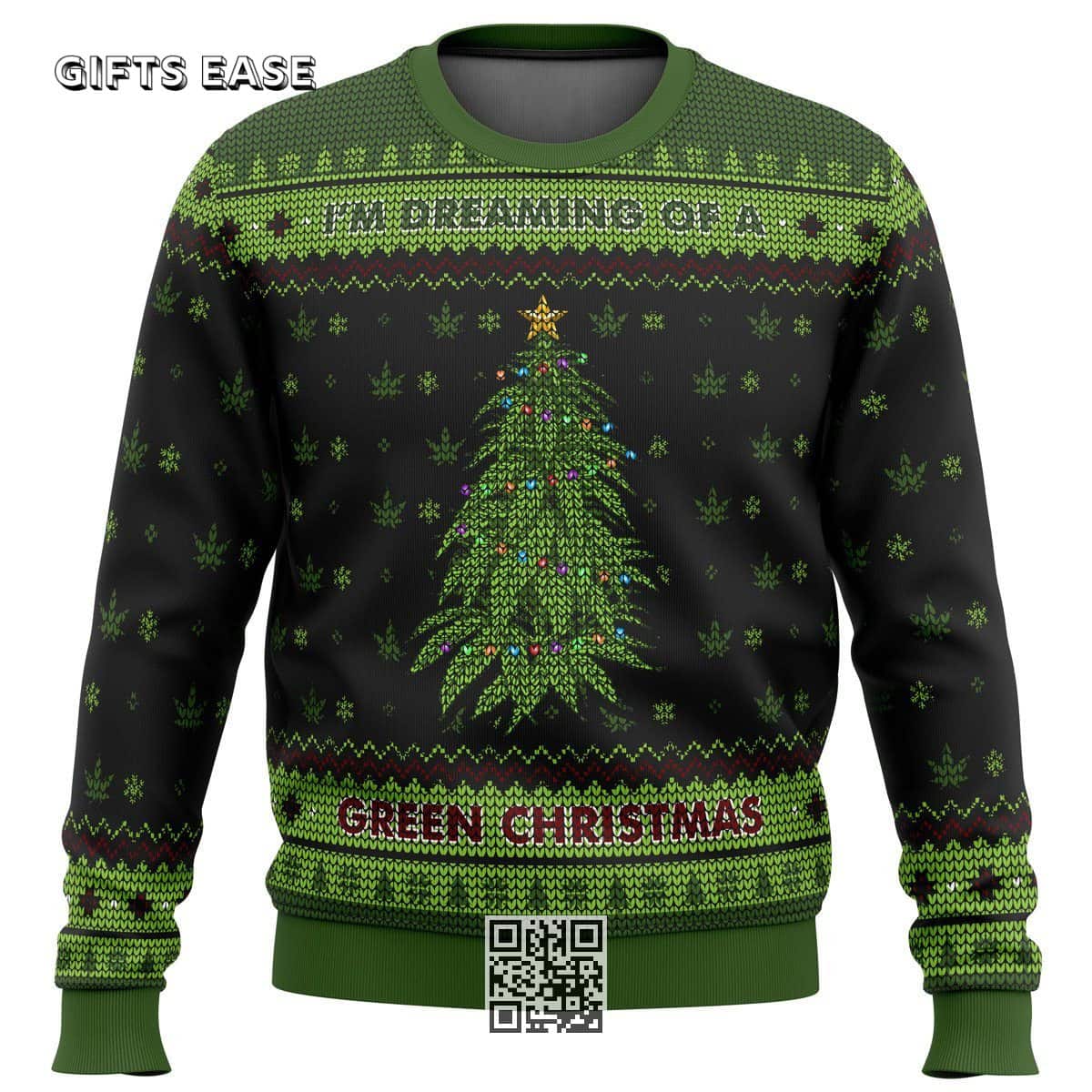 I’m Dreaming Of A Green Christmas Ugly Christmas Sweater Pine Tree I’m Dreaming Of A Green Christmas Ugly Christmas Sweater Pine Tree