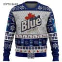 Labatt Blue Ugly Christmas Sweater Beer Lovers Gift