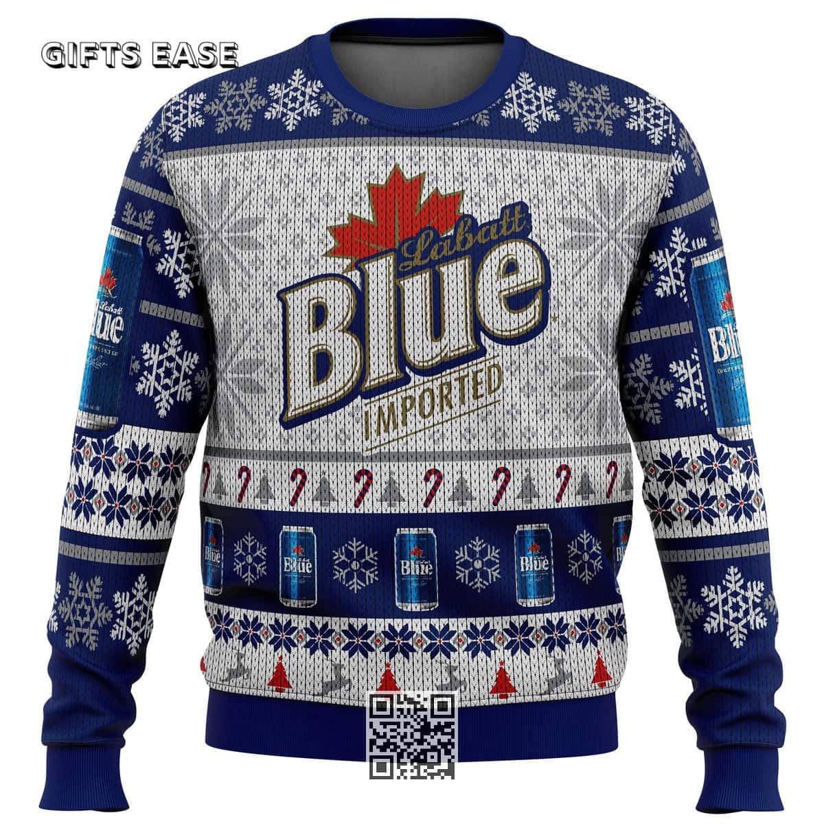 Labatt Blue Ugly Christmas Sweater Beer Lovers Gift Labatt Blue Ugly Christmas Sweater Beer Lovers Gift