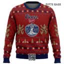 Red Coors Banquet Beer Ugly Christmas Sweater Red Coors Banquet Beer Ugly Christmas Sweater