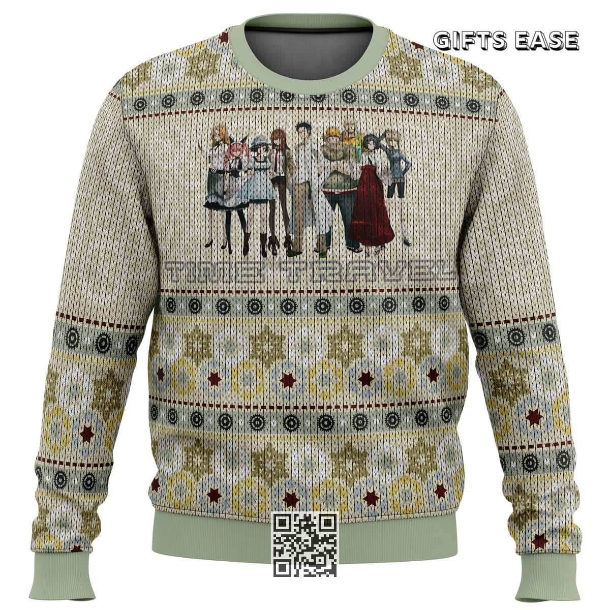 Steins Gate Ugly Christmas Sweater The Elite Team Time Travel Steins Gate Ugly Christmas Sweater The Elite Team Time Travel