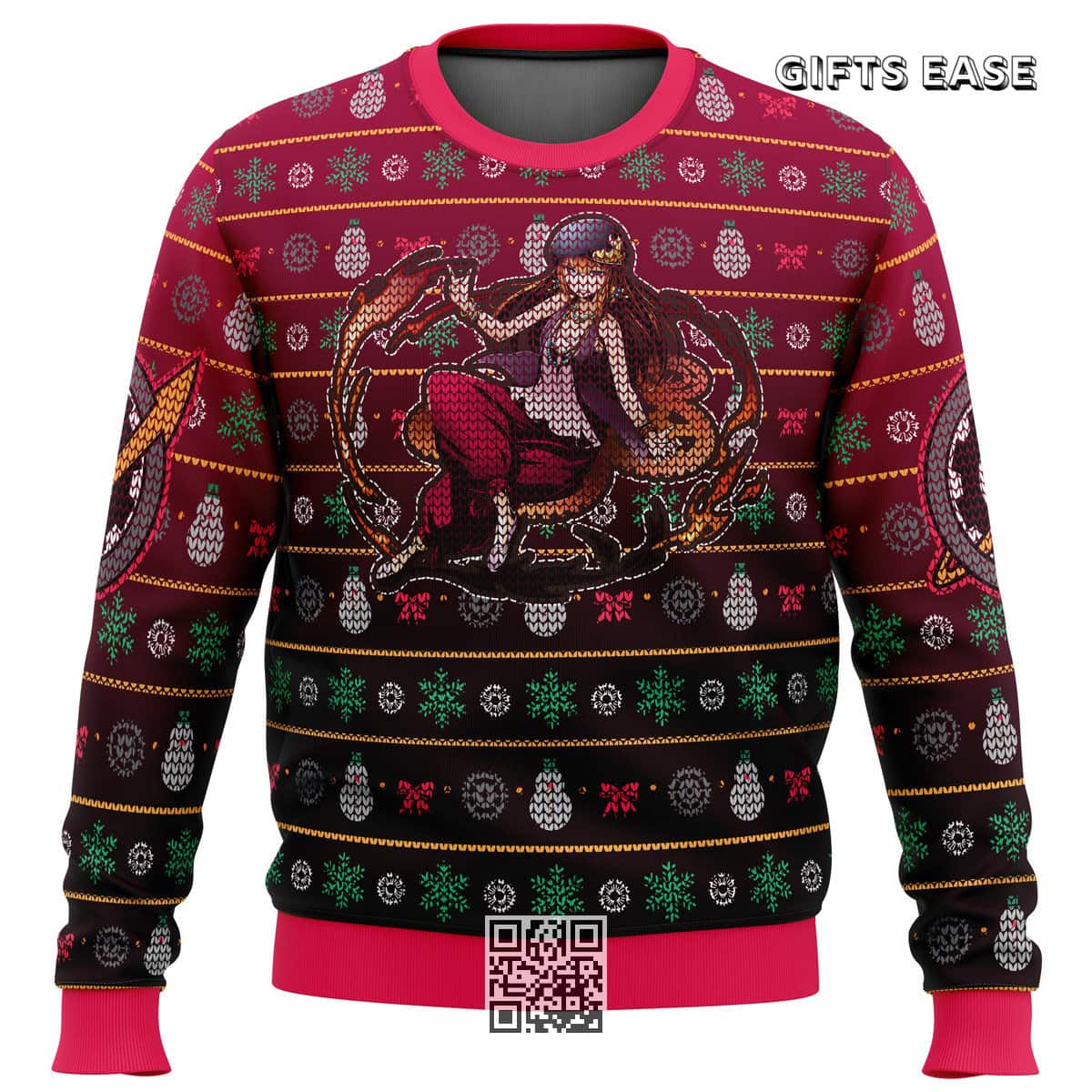 Kurisu Makise Steins Gate Ugly Christmas Sweater Xmas Pattern Kurisu Makise Steins Gate Ugly Christmas Sweater Xmas Pattern