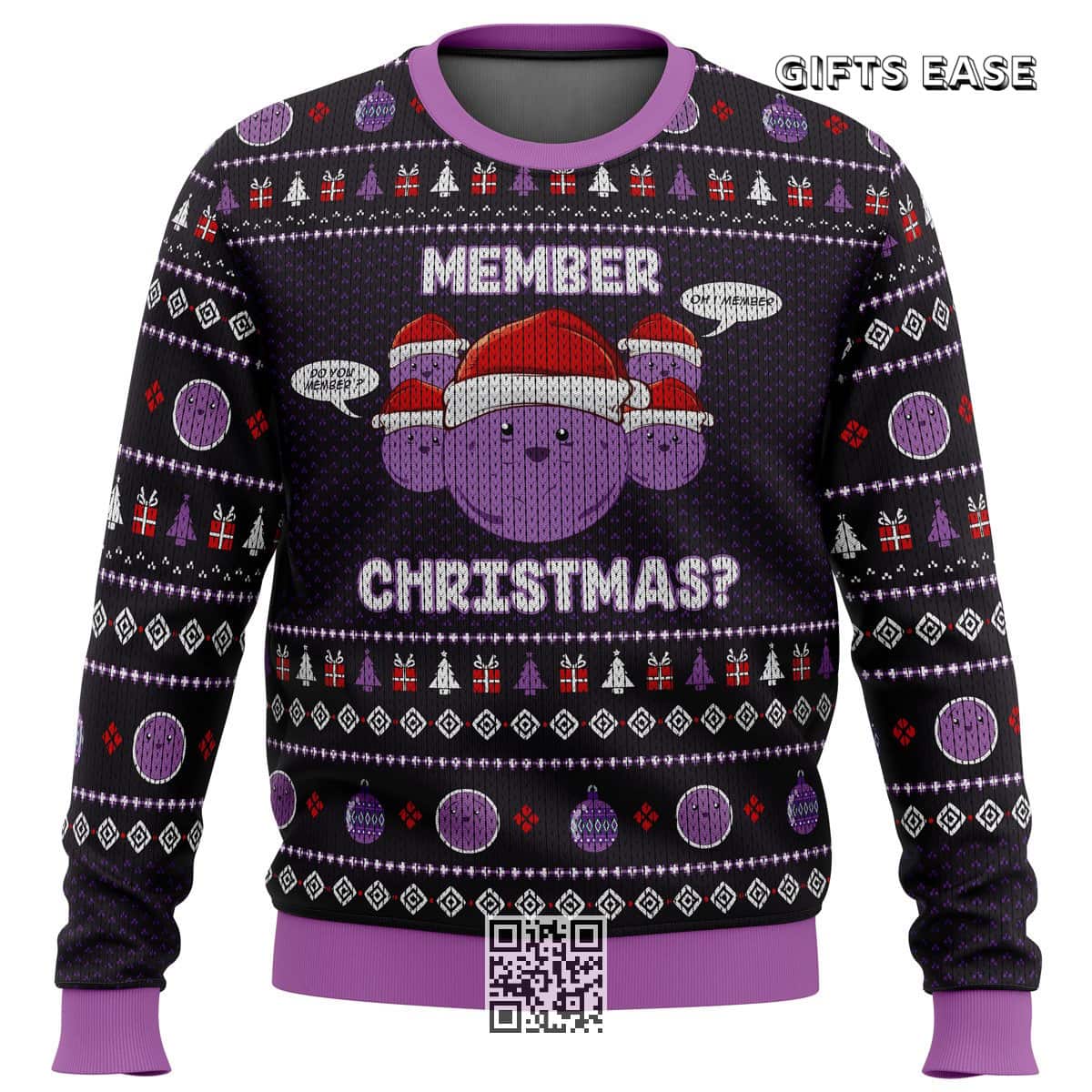 Black Member Berries South Park Ugly Christmas Sweater Black Member Berries South Park Ugly Christmas Sweater