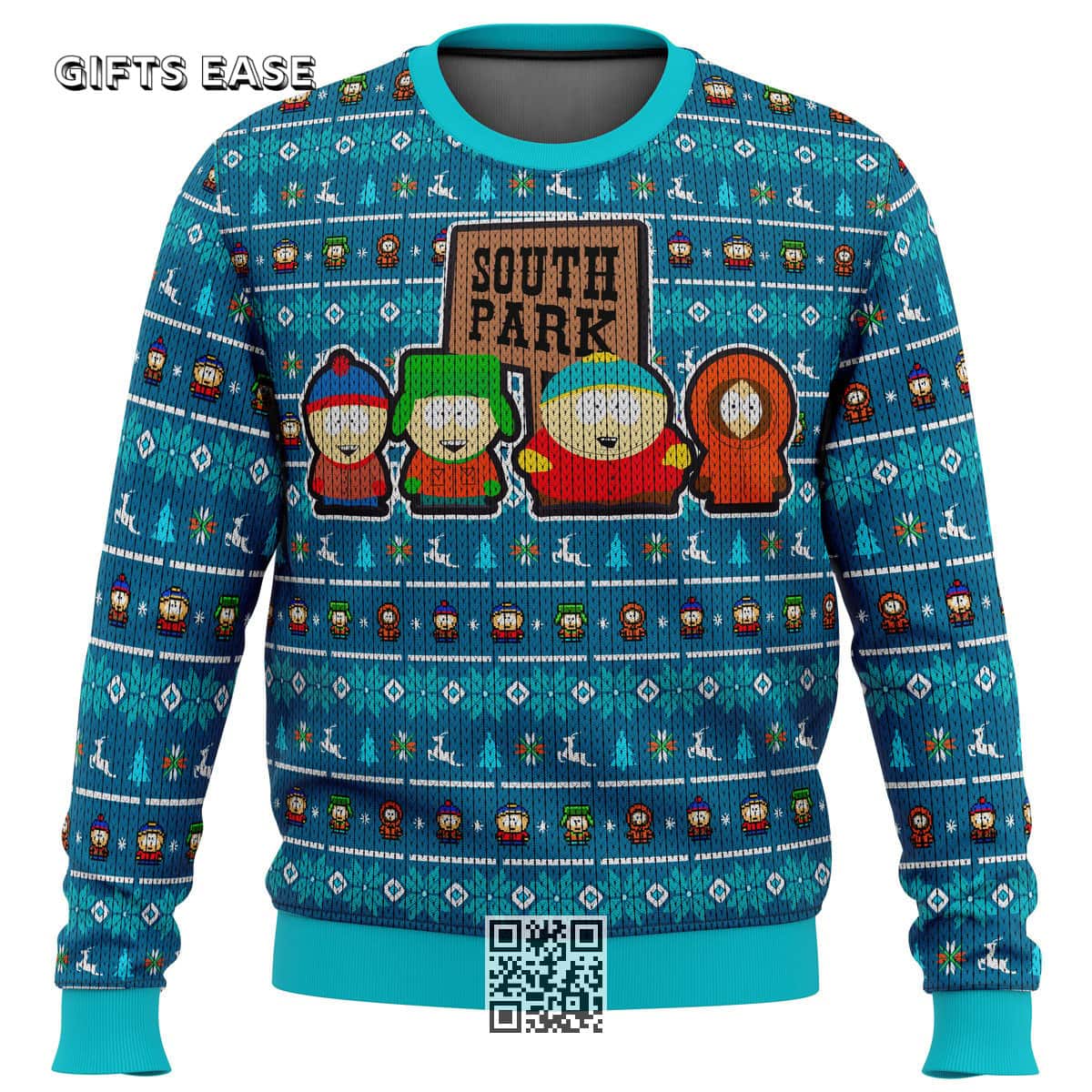 South Park Ugly Christmas Sweater Stan, Kyle, Eric and Kenny South Park Ugly Christmas Sweater Stan, Kyle, Eric and Kenny