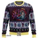 Unit-01 Ikari Shinji Neon Genesis Evangelion Ugly Christmas Sweater Snowflakes Pattern