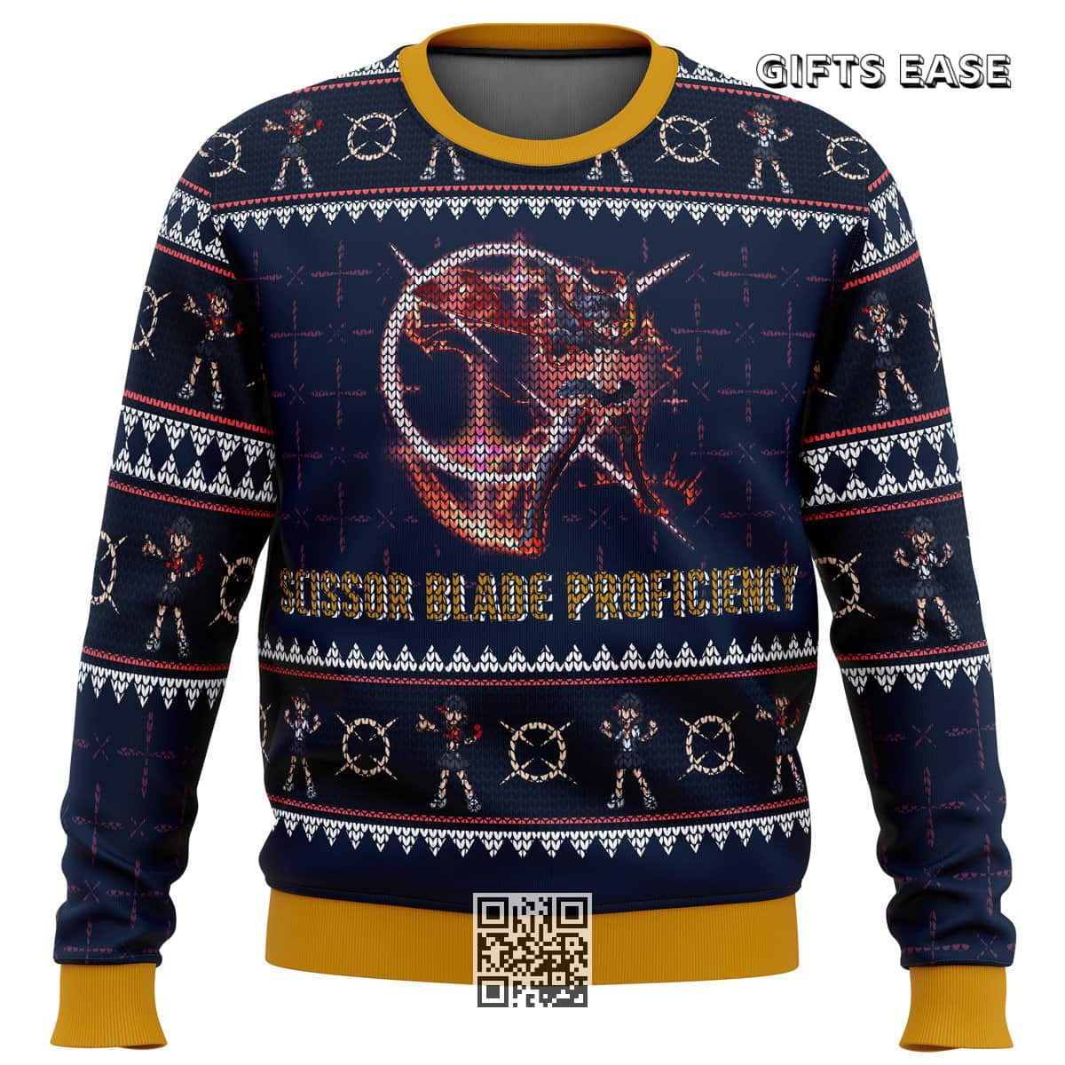 Matoi Ryuuko Kill La Kill Ugly Christmas Sweater Scissor Blade Proficiency Matoi Ryuuko Kill La Kill Ugly Christmas Sweater Scissor Blade Proficiency