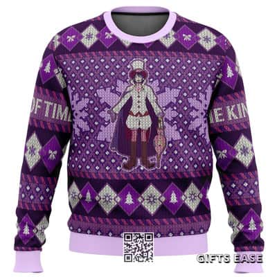Purple Mephisto Pheles Blue Exorcist Ugly Christmas Sweater