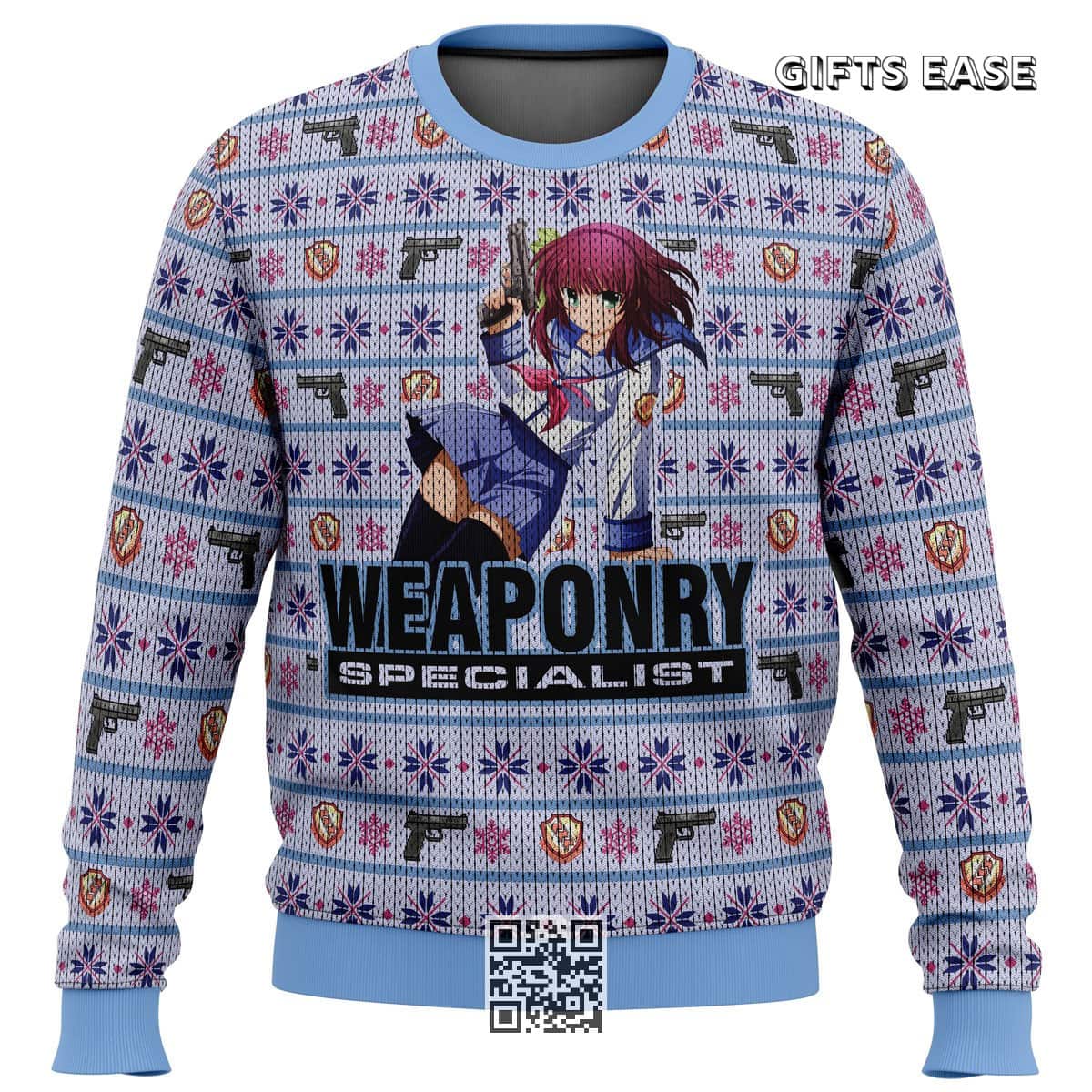 Angel Beats Nakamura Yuri Ugly Christmas Sweater Weaponry Specialist Angel Beats Nakamura Yuri Ugly Christmas Sweater Weaponry Specialist