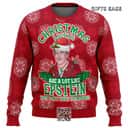 Red Xmas Lights Are A Lot Like Epstein Ugly Christmas Sweater