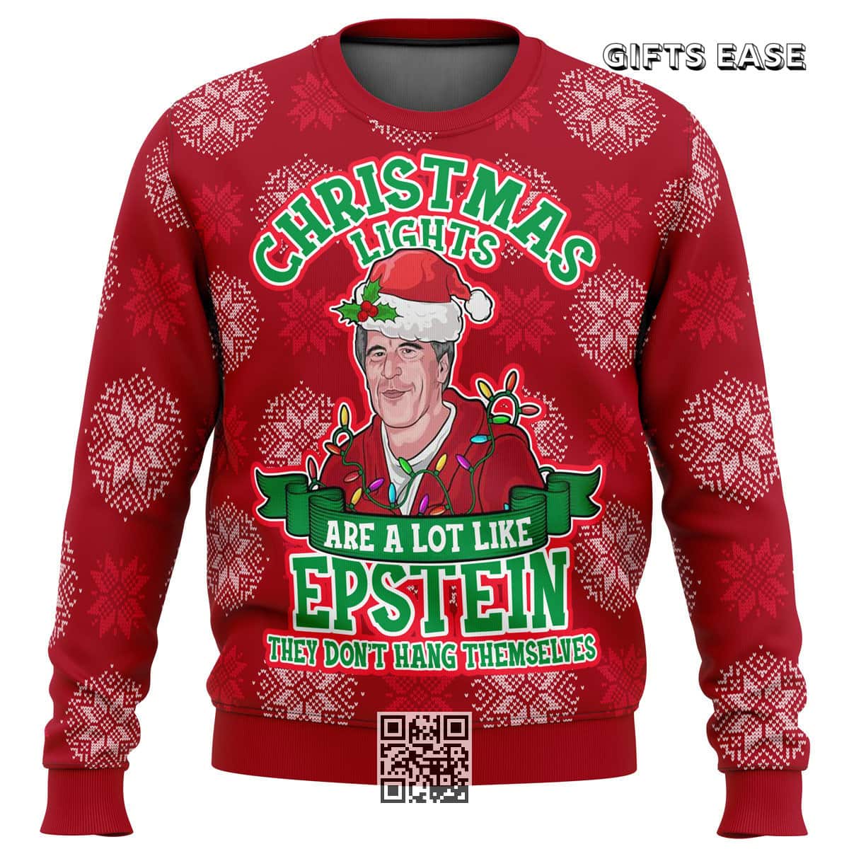 Red Xmas Lights Are A Lot Like Epstein Ugly Christmas Sweater Red Xmas Lights Are A Lot Like Epstein Ugly Christmas Sweater