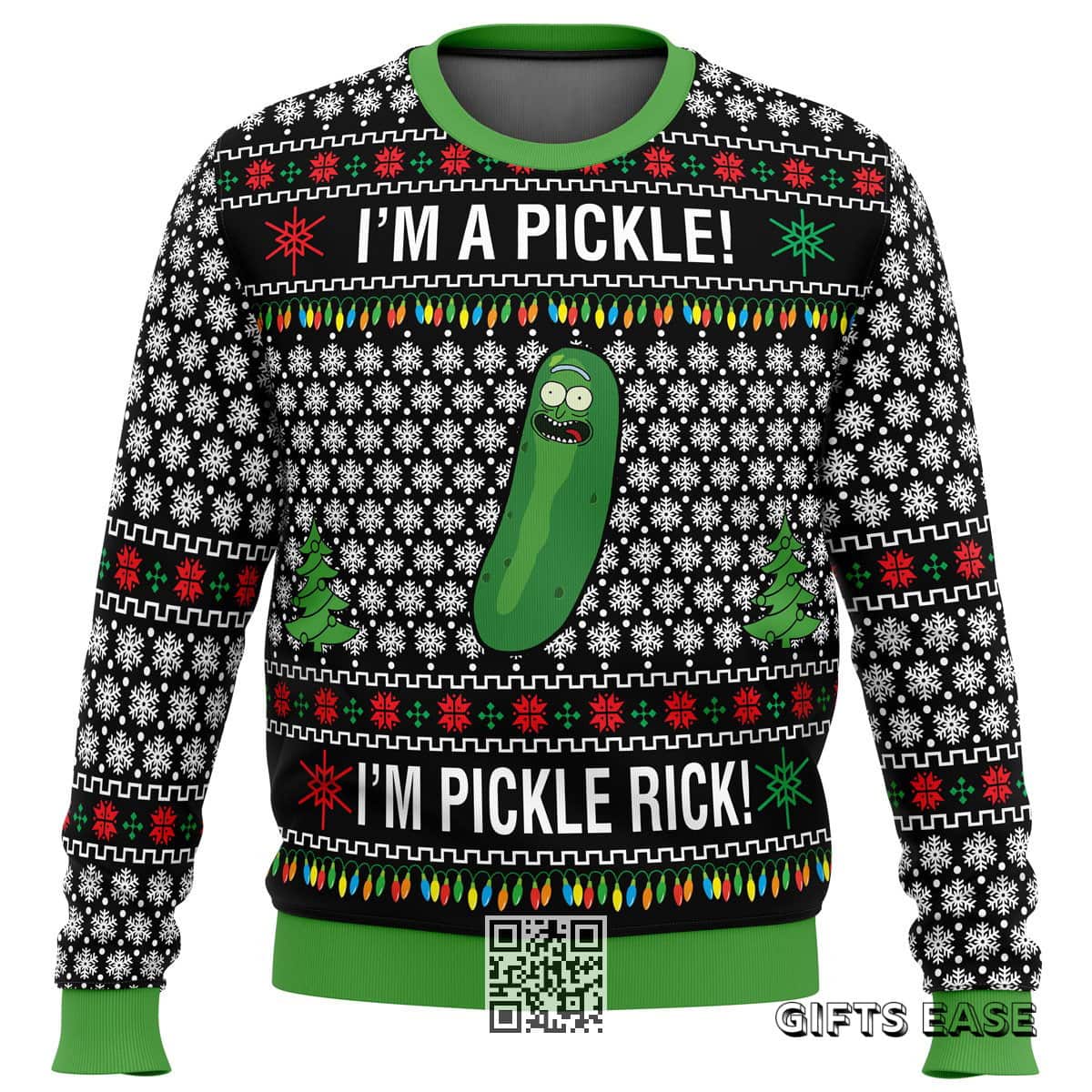 Rick And Morty Pickle Rick Ugly Christmas Sweater I'm A Pickle I'm Pickle Rick Rick And Morty Pickle Rick Ugly Christmas Sweater I'm A Pickle I'm Pickle Rick
