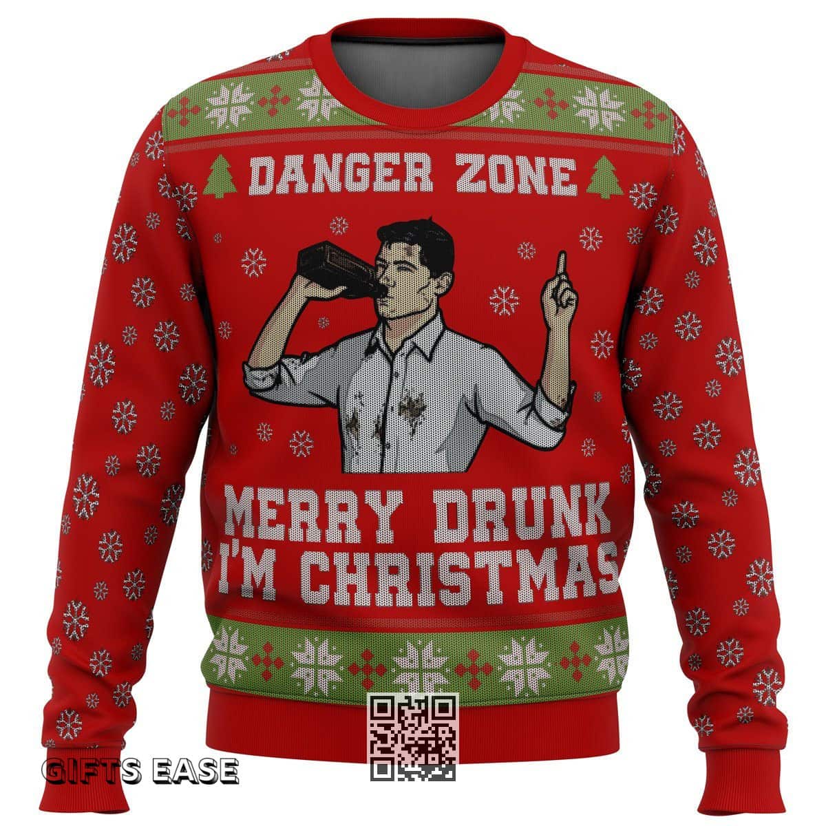 Sterling Archer Ugly Christmas Sweater Merry Drunk I’m Christmas Sterling Archer Ugly Christmas Sweater Merry Drunk I’m Christmas