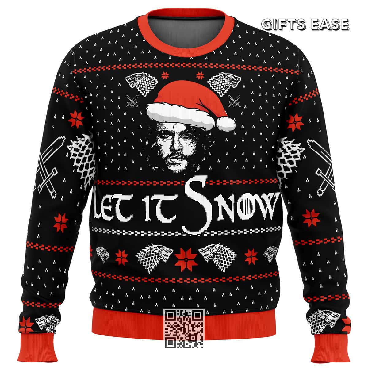 Jon Game Of Thrones Ugly Christmas Sweater Let It Snow Jon Game Of Thrones Ugly Christmas Sweater Let It Snow
