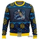 Trafalgar D Water Law One Piece Ugly Christmas Sweater Snowflakes Pattern Trafalgar D Water Law One Piece Ugly Christmas Sweater Snowflakes Pattern