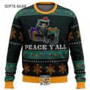 Izuku Midoriya My Hero Academia Ugly Christmas Sweater Peace Y'All