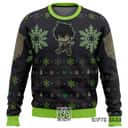 Yuno Black Clover Ugly Christmas Sweater Snowflakes Pattern Yuno Black Clover Ugly Christmas Sweater Snowflakes Pattern