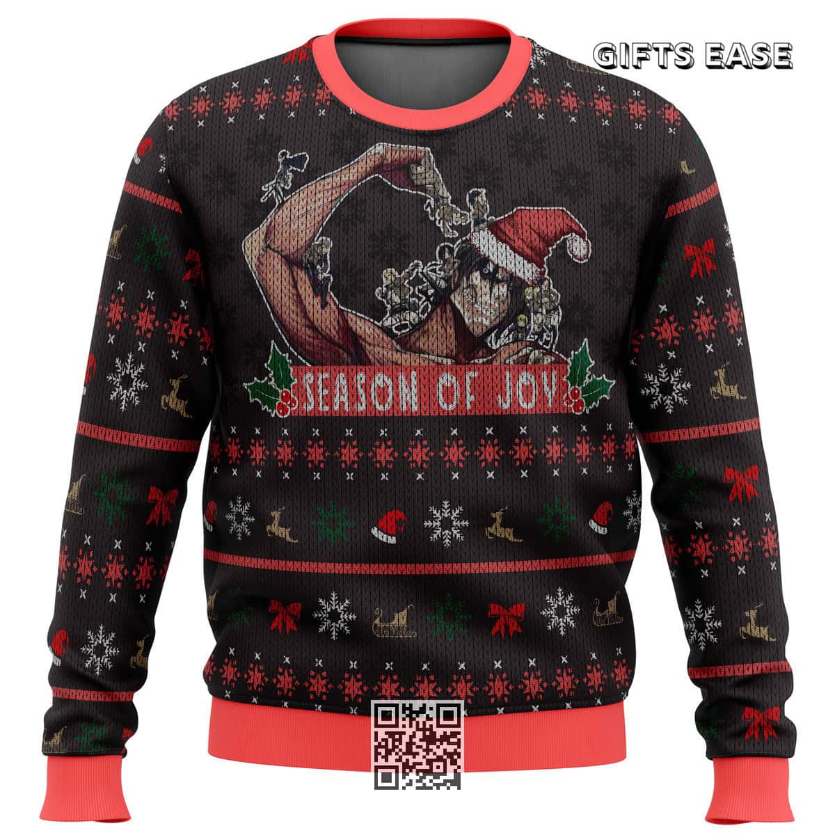 Attack On Titan Ugly Christmas Sweater Season Of Joy Attack On Titan Ugly Christmas Sweater Season Of Joy