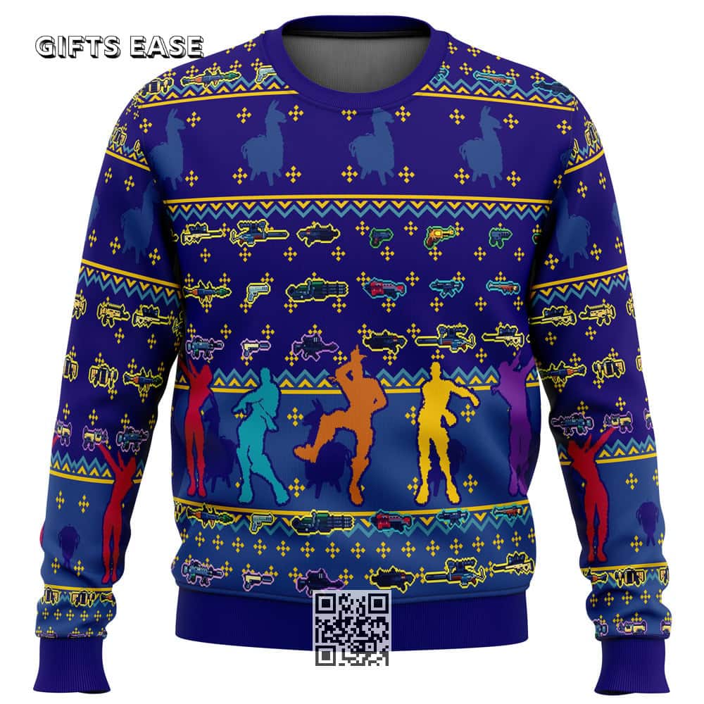 Funny Fortnite Party Ugly Christmas Sweater Funny Fortnite Party Ugly Christmas Sweater