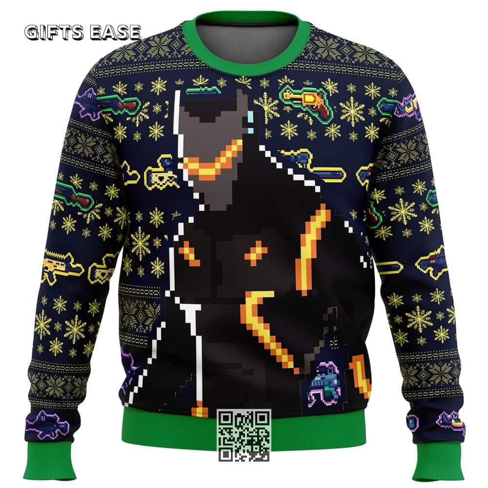Fortnite Ugly Christmas Sweater Snowflakes Pattern Fortnite Ugly Christmas Sweater Snowflakes Pattern