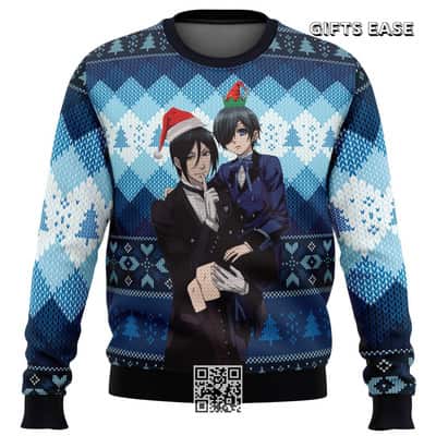 Black Butler Ugly Christmas Sweater Winter Gift
