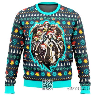 Overlord Ugly Christmas Sweater Master Of The Dark Guild