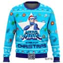 Blue Mega Man Ugly Christmas Sweater Star For Christmas Blue Mega Man Ugly Christmas Sweater Star For Christmas