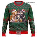 Sword Art Online Ugly Christmas Sweater Asuna Yuuki Kirito Sword Art Online Ugly Christmas Sweater Asuna Yuuki Kirito