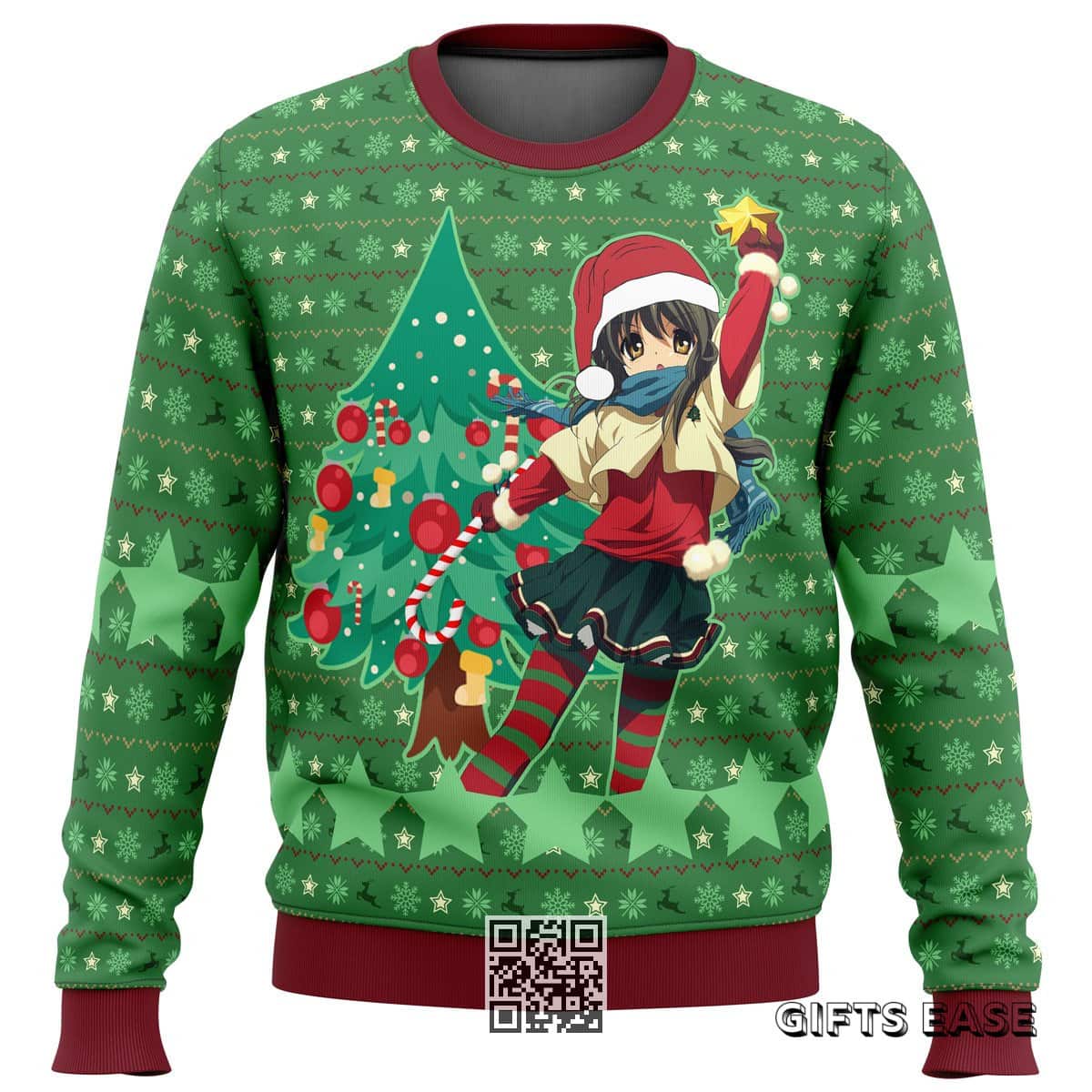 Clannad Wish Upon A Star This Ugly Christmas Sweater Clannad Wish Upon A Star This Ugly Christmas Sweater