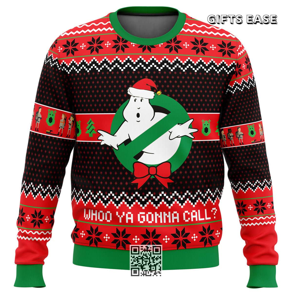 Ghostbusters Ugly Christmas Sweater Who You Gonna Call Ghostbusters Ugly Christmas Sweater Who You Gonna Call