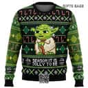 Yoda Star Wars Ugly Christmas Sweater Season It Is Jolly To Be Yoda Star Wars Ugly Christmas Sweater Season It Is Jolly To Be
