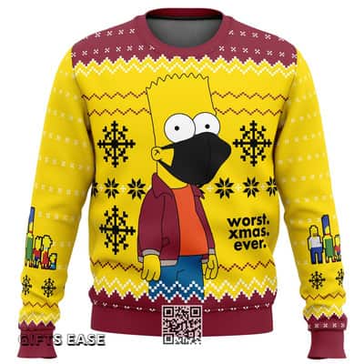 The Simpsons Ugly Christmas Sweater Worst Xmas Ever