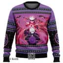 Black Purple Satoru Gojo Jujutsu Kaisen Ugly Christmas Sweater