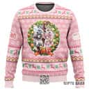 Pink Magical Girls Puella Magi Madoka Magica Ugly Christmas Sweater Pink Magical Girls Puella Magi Madoka Magica Ugly Christmas Sweater
