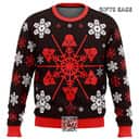 Star Wars Darth Vader Stormtrooper Snowflakes Ugly Christmas Sweater Star Wars Darth Vader Stormtrooper Snowflakes Ugly Christmas Sweater