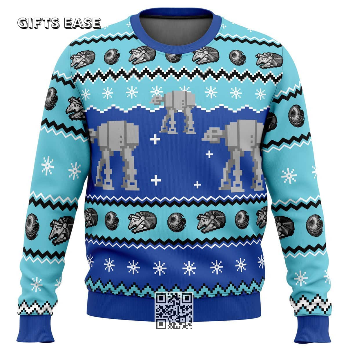 Star Wars Battle Of Hoth AT-AT Walker Ugly Christmas Sweater Star Wars Battle Of Hoth AT-AT Walker Ugly Christmas Sweater