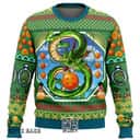 Green Shenron Dragon Ball Ugly Christmas Sweater Green Shenron Dragon Ball Ugly Christmas Sweater