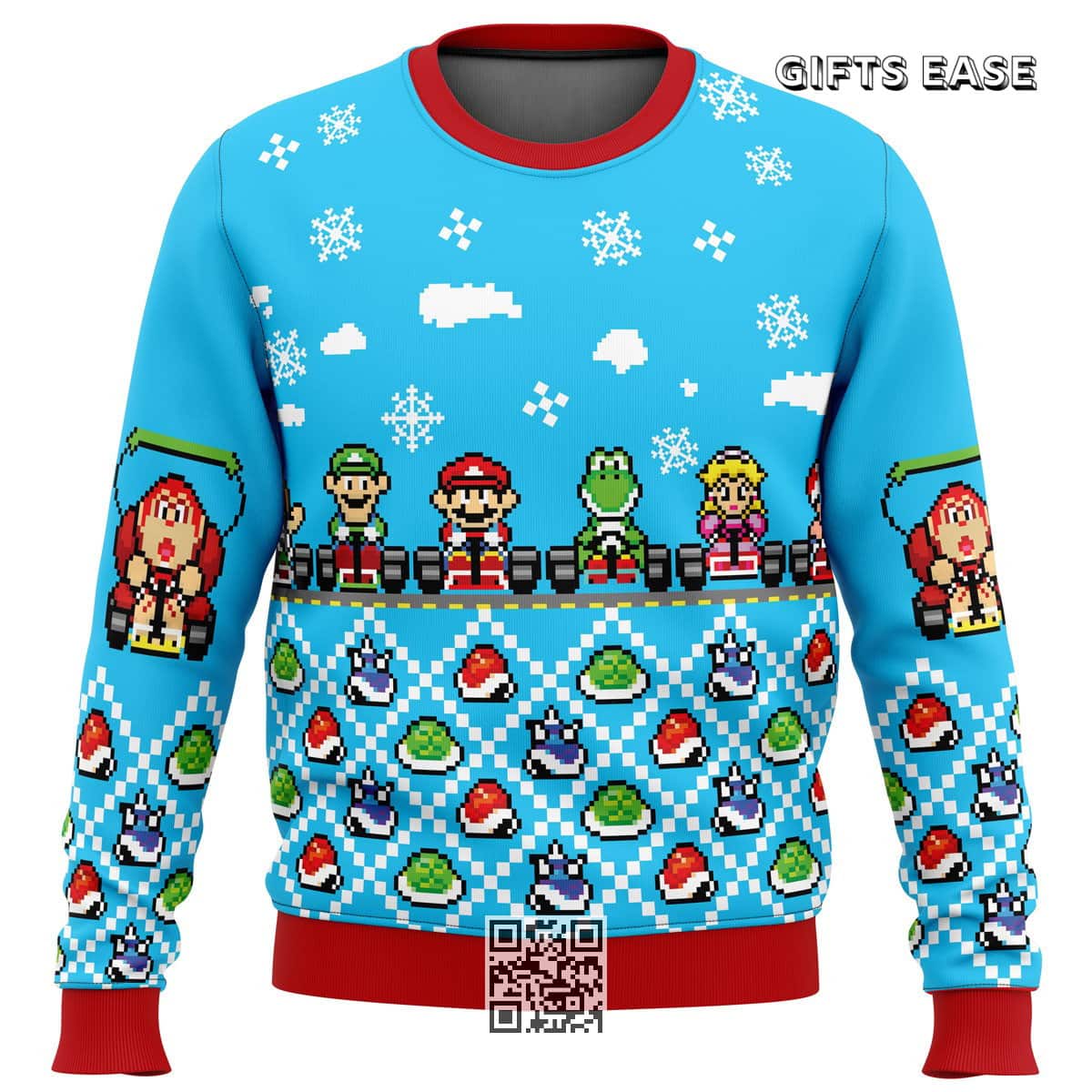 Cool Mario Kart Ugly Christmas Sweater Cool Mario Kart Ugly Christmas Sweater