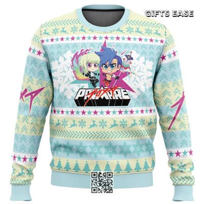 Lio And Galo Promare Ugly Christmas Sweater Xmas Pattern