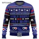 Doctor Who Ugly Christmas Sweater Time And Relative Wibbly Wobbly Timey Wimey