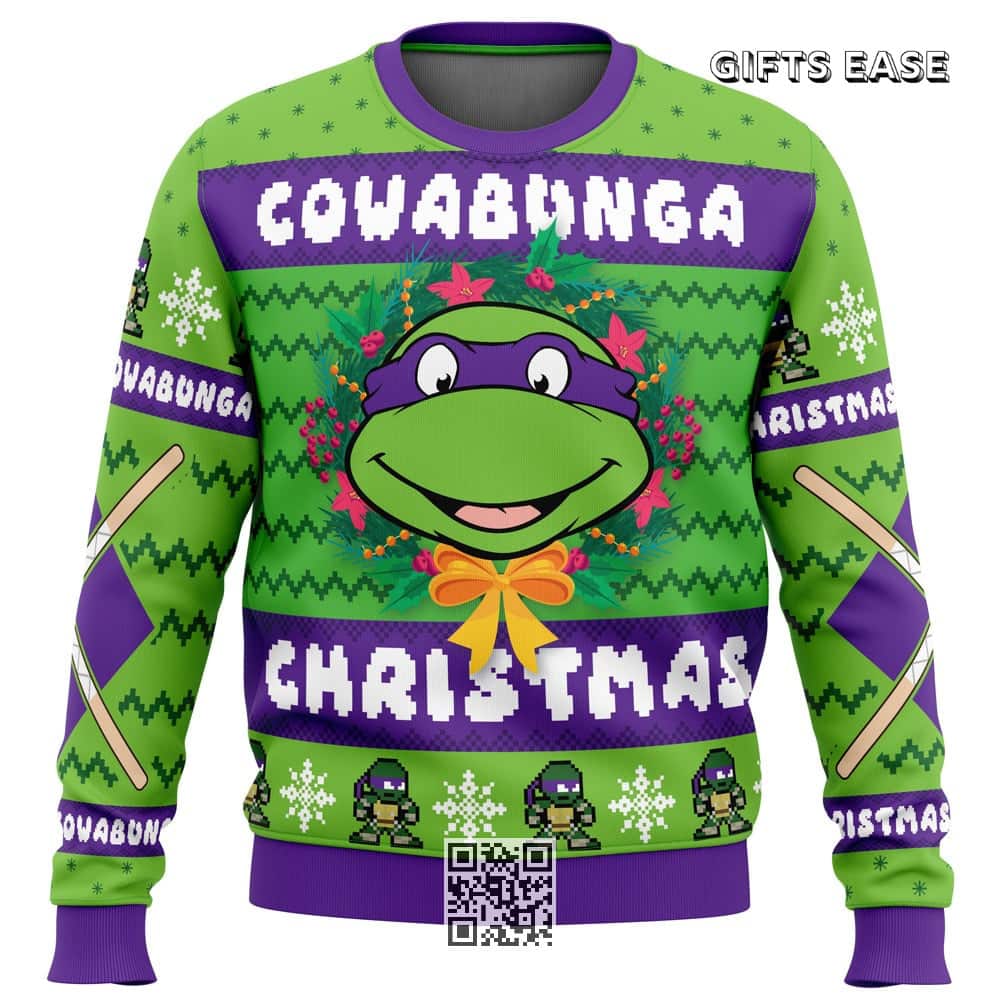 Teenage Mutant Ninja Turtles Ugly Christmas Sweater Cowabunga Christmas Teenage Mutant Ninja Turtles Ugly Christmas Sweater Cowabunga Christmas