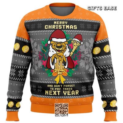Robin Hood Ugly Christmas Sweater Merry Christmas And Don't Forget To Pay Taxes Next Year