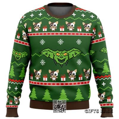Gremlins Ugly Christmas Sweater Xmas Pattern