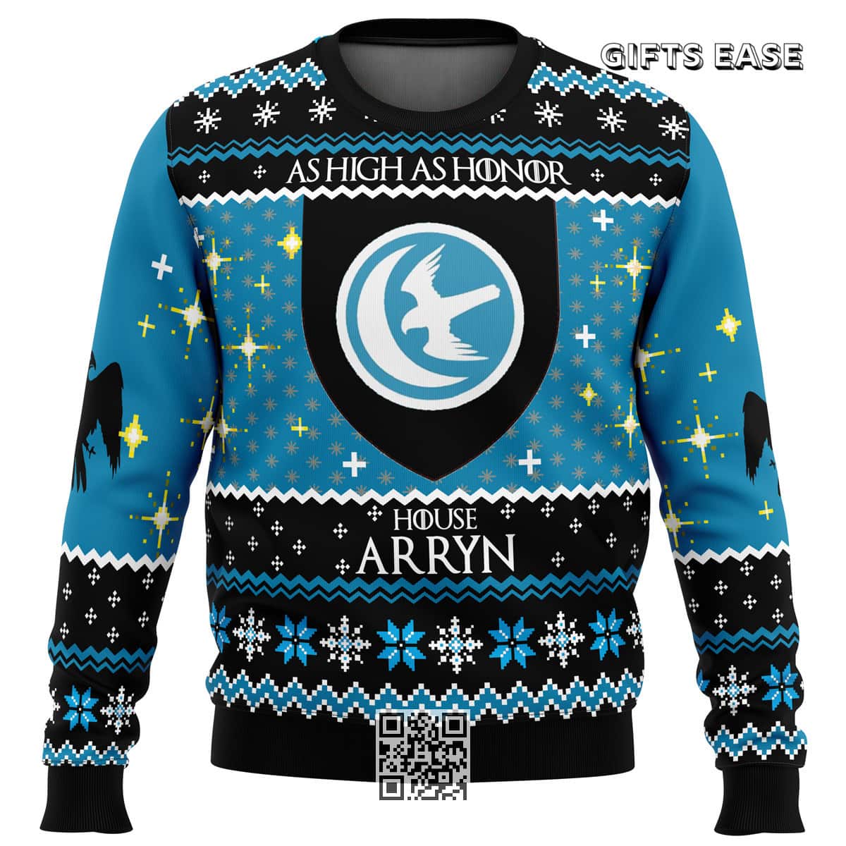 Game Of Thrones Ugly Christmas Sweater As High As Honor House Arryn Game Of Thrones Ugly Christmas Sweater As High As Honor House Arryn